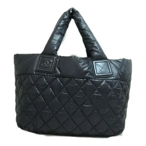 Chanel Coco Cocoon Tote Hand Bag Nylon #101664C16B - Picture 3 of 11